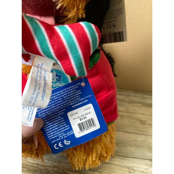 Build-A-Bear Promise Pets Yorkshire Terrier Yorkie Dog Plush NWT Christmas Outfi - Picture 7 of 13